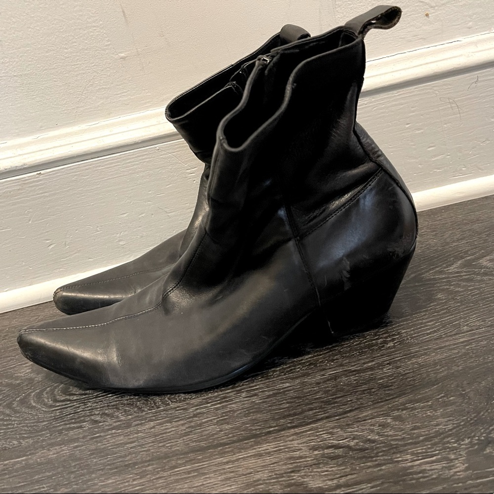 CASBAH MADCAP ENGLAND MOD CUBAN HEEL CHELSEA BEATLE BOOTS WINKLEPICKER